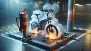 Electric Bikes on fire