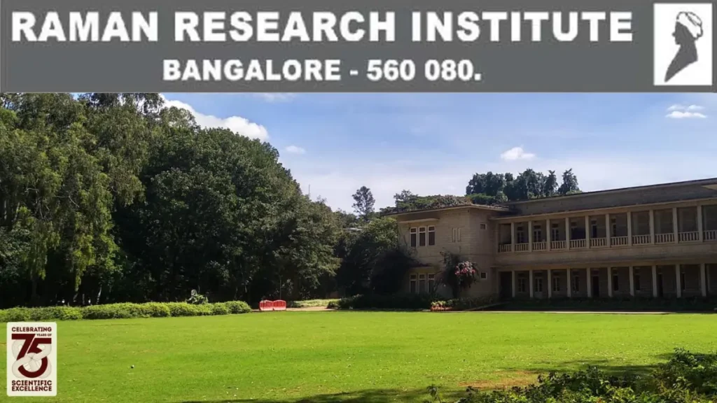 Raman Research Institute Recruitment 2024 Positions Available