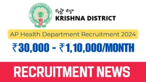 AP Health Department Recruitment 2024: Apply for Contract-Based Vacancies in Krishna District 2 AP Health Department Recruitment 2024