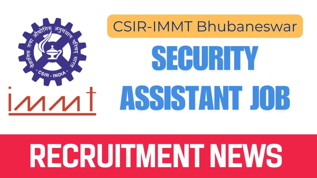 CSIR-IMMT Bhubaneswar