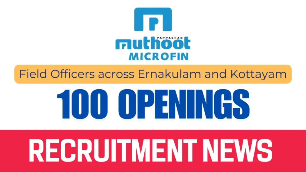 Muthoot Microfin Recruitment 2024