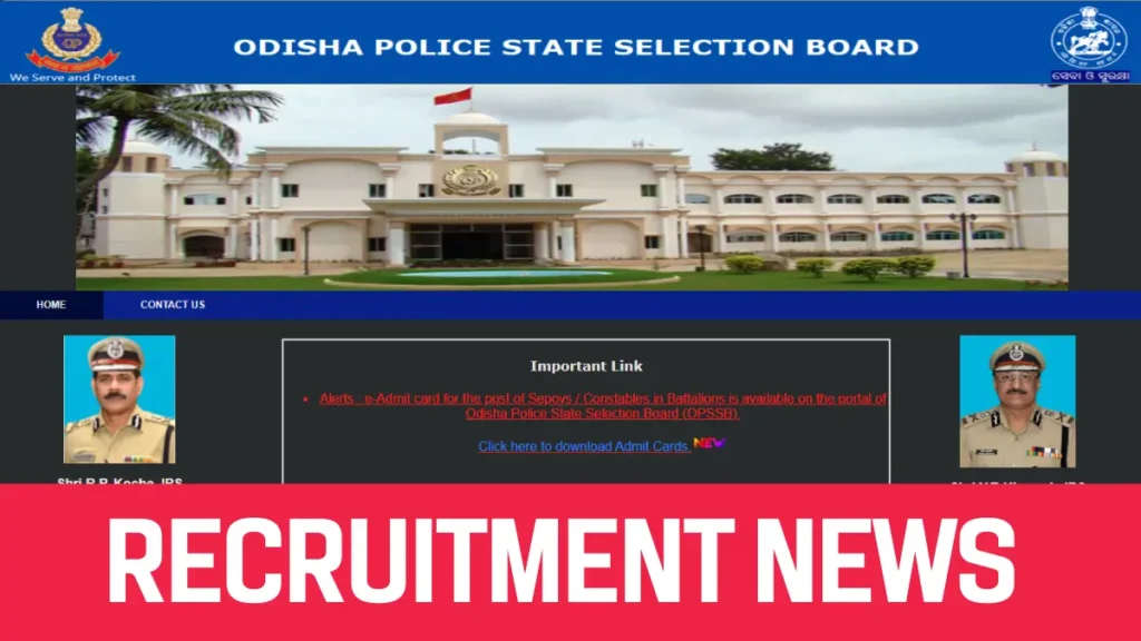 Odisha Police Constable Recruitment 2024