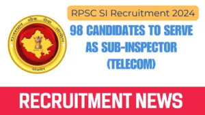 RPSC SI Recruitment 2024